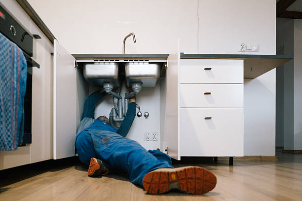 Professional Drain Cleaning technician working in Mendon, UT
